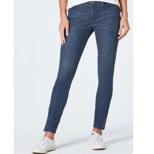 New J Jill 6P Slim Ankle Jeans Sea Glass Stretch